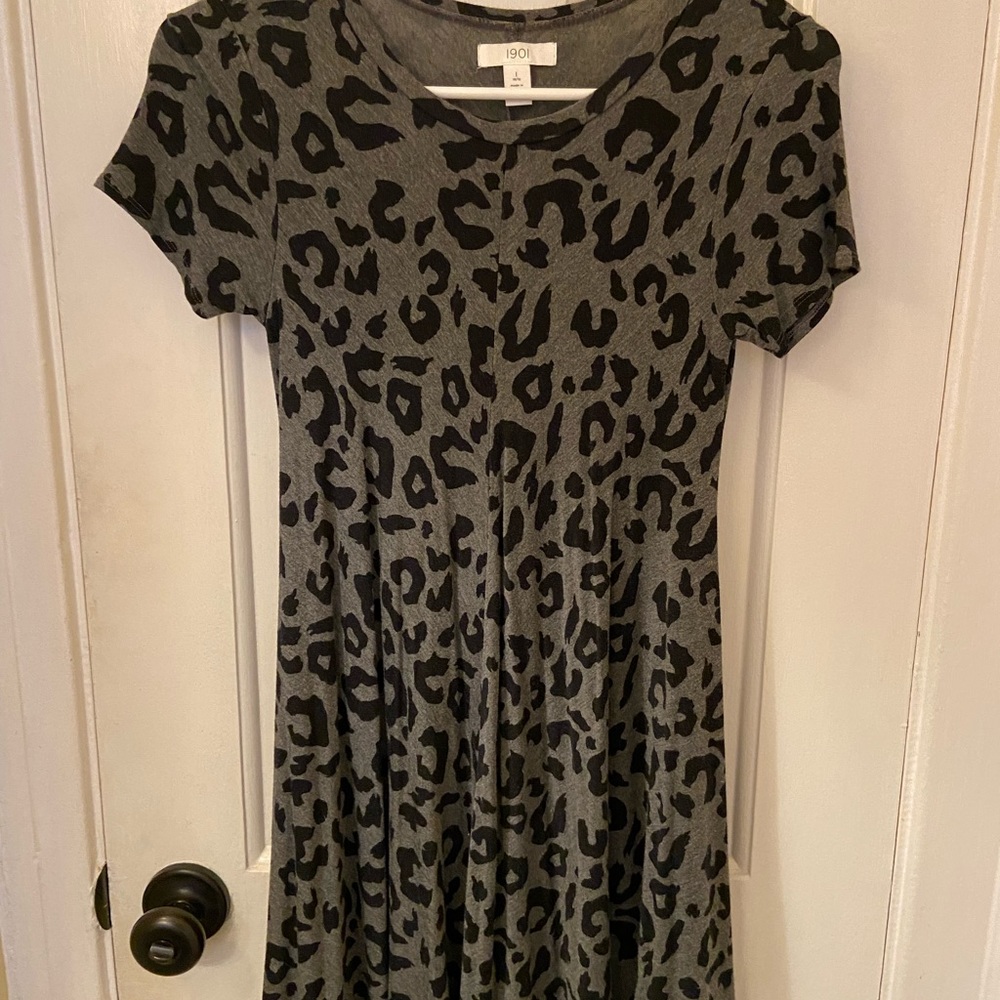 1901 Brand Girls S 10-12 Cheetah Print Dress